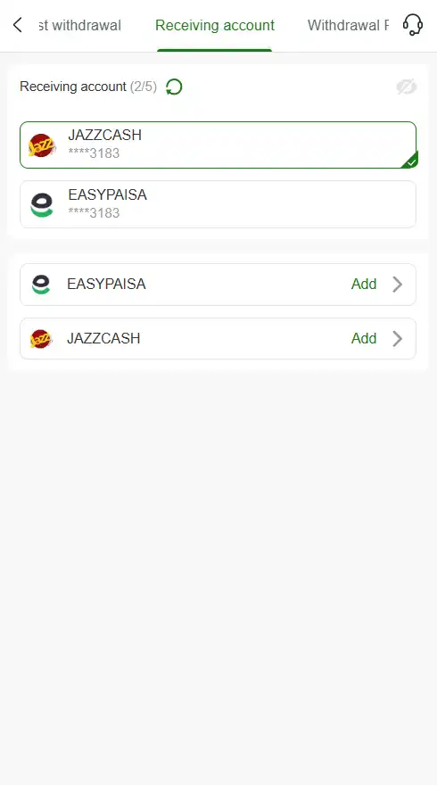 Easily Withdraw your Wins